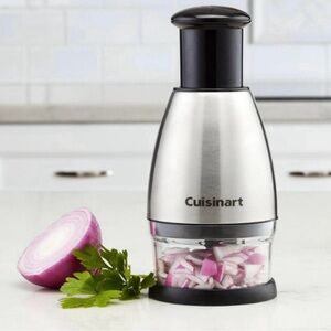 Cuisinart Stainless Steel and Black Manual Chopper